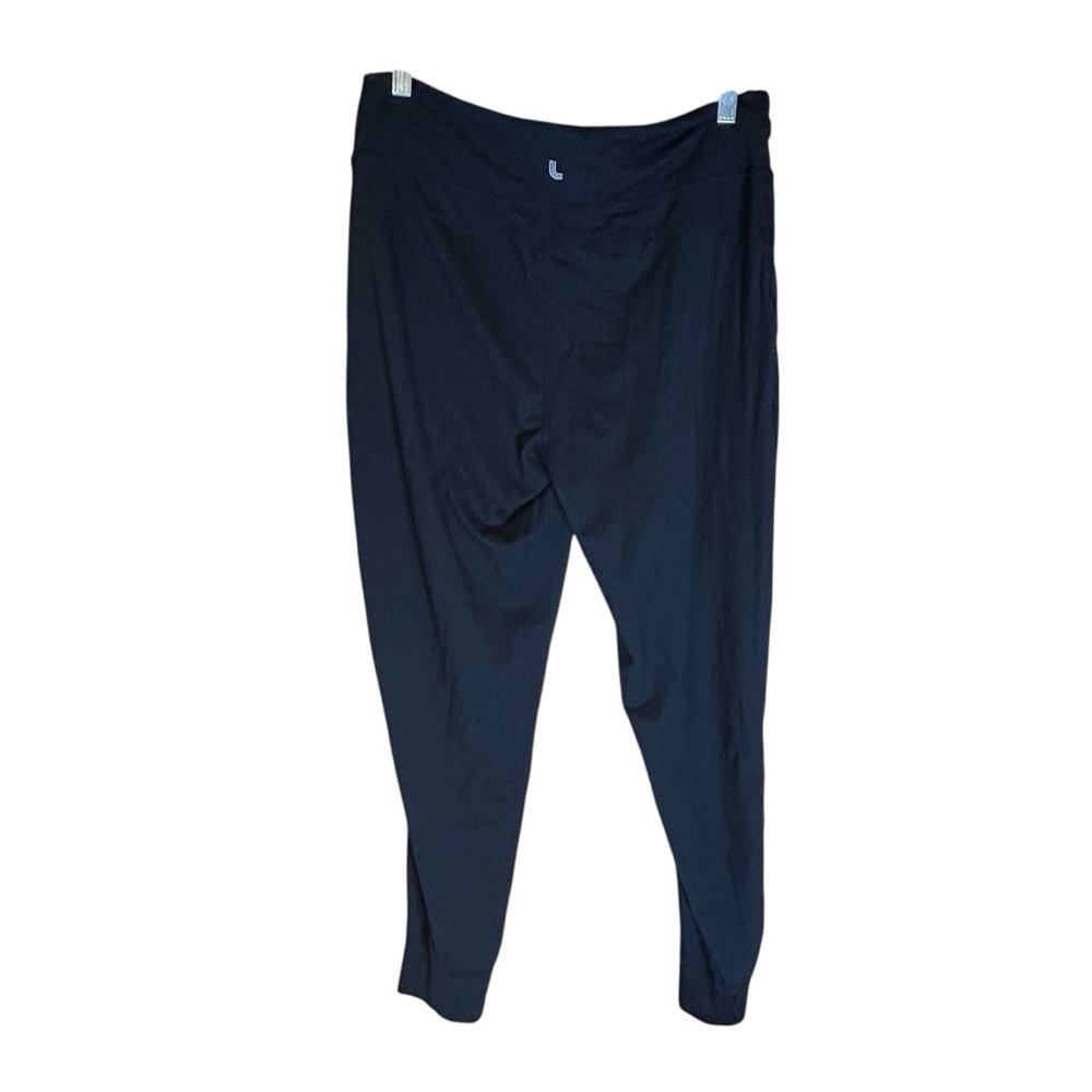 Lole Women’s Black Drawstring Joggers Medium Soft Stretch‎ Travel Lounge Pants